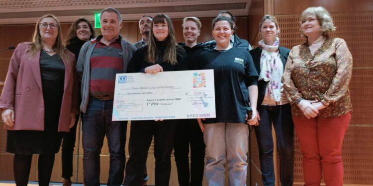 Des jeunes du territoire Alpes-Vaucluse obtiennent le premier prix de l’appel à projets ‘Mieux vivre en milieu rural’ de la MSA