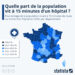 Quelle part de la population vit à moins d’un quart d’heure d’un hôpital ?