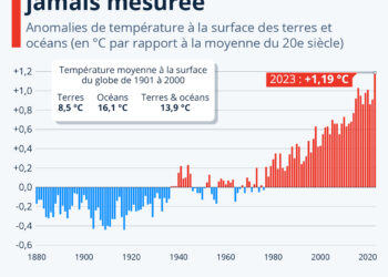2023 a été l’année la plus chaude jamais mesurée