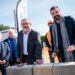 Pose de la première pierre du bâtiment Signal, futur symbole de l’architecture environnementale d’Agroparc