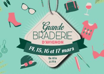 Les commerçants d’Avignon fêtent le printemps en avance avec leur traditionnelle braderie