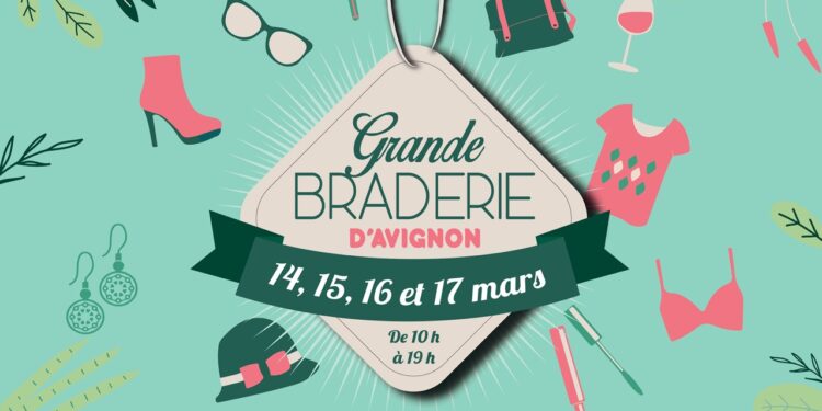 Les commerçants d’Avignon fêtent le printemps en avance avec leur traditionnelle braderie