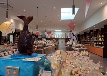 Elle est à croquer la Chocolaterie Castelain à Châteauneuf-du-Pape