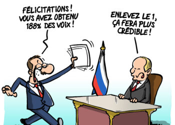 La réélection de Poutine vue par Wingz pour l’Echo du Mardi