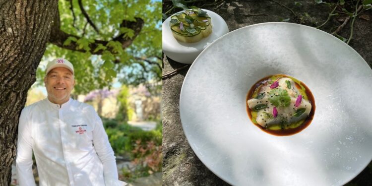 La recette de raviole de tourteau du chef Christophe Chiavola