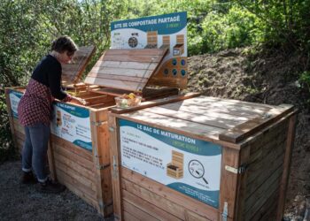 Le 1ᵉʳ site de compostage collectif sur le territoire Rhône Lez Provence a été inauguré à Mornas 