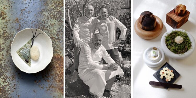 Un menu à 6 mains au Prieuré de Villeneuve-lès-Avignon