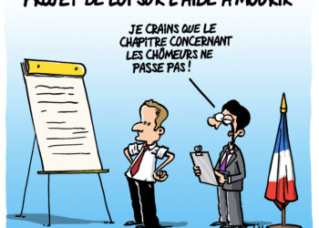 Projet de loi sur l’aide à mourir vu par Wingz pour l’Echo du Mardi