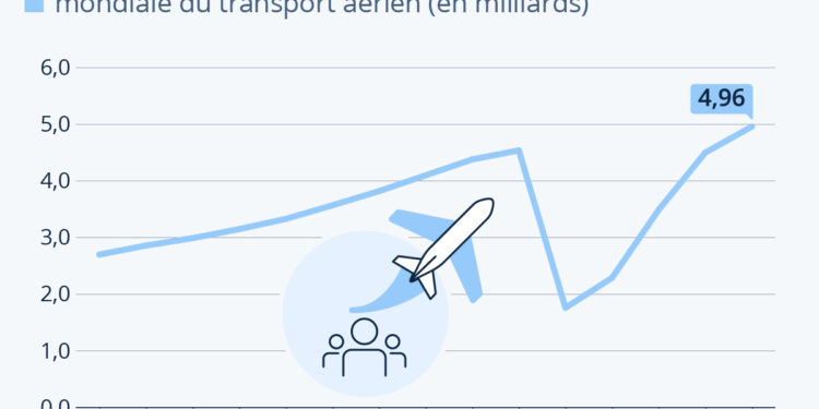 Transport aérien : vers un record de passagers en 2024 ?