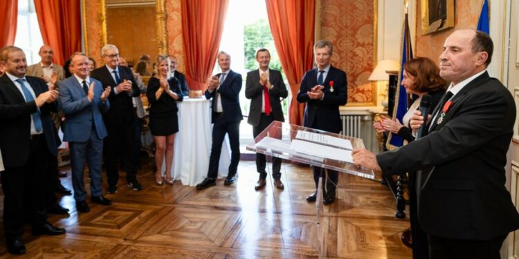 Bernard Vergier, président de la CPME 84, décoré de la Légion d’Honneur