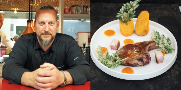 La recette de côte de cochon du chef Emmanuel Leblay