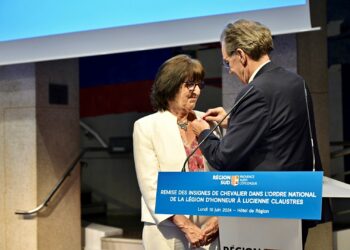 La L’Isloise Lucienne Claustres-Bonnet nommée au grade de chevalier de la Légion d’honneur