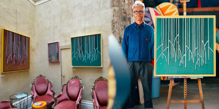 Pablito Zago arborise la maison de Fogasses