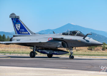 Le Rafale, fleuron de l’Armée de l’Air et de l’Espace, en majesté à Orange