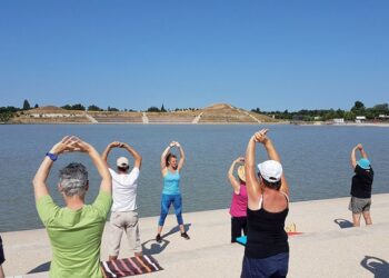 Lac de Monteux, à fond la forme