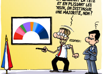La majorité d’Emmanuel Macron vue par Wingz pour l’Echo du Mardi