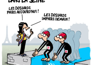 Les JO à Paris vu par Wingz pour l’Echo du Mardi