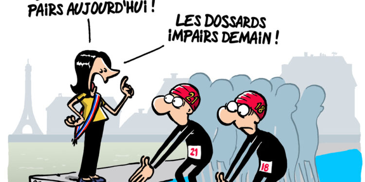 Les JO à Paris vu par Wingz pour l’Echo du Mardi