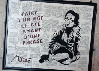 Miss Tic, papesse de l’art de la rue, investit le Palais avec audace