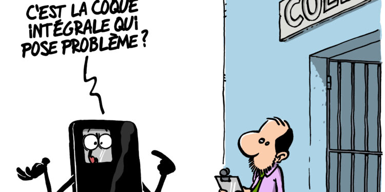 Le smartphone au collège vu par Wingz pour l’Echo du Mardi