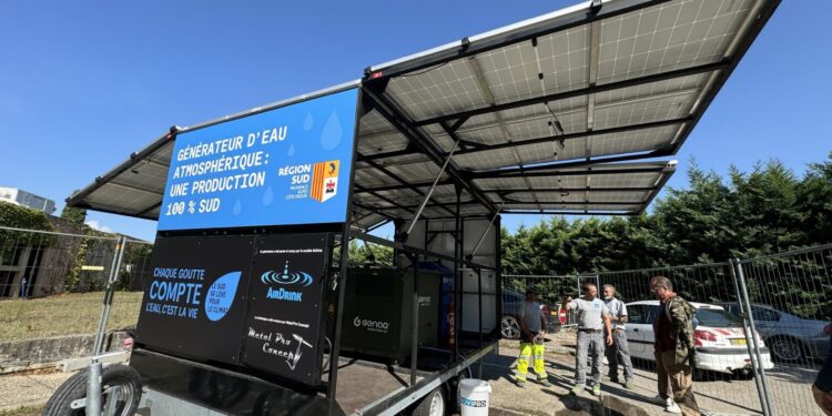 Un générateur d’eau atmosphérique à l’essai à Vaison-la-Romaine