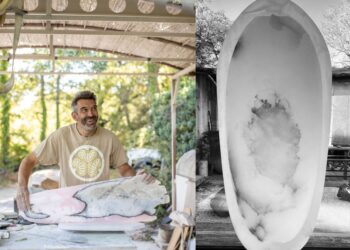 L’artiste Gabriel Sobin expose sa ‘Poussière d’étoile’ à Apt