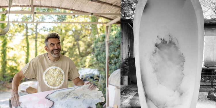 L’artiste Gabriel Sobin expose sa ‘Poussière d’étoile’ à Apt