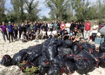 Les élèves du lycée La Ricarde ont nettoyé des berges du Calavon-Coulon 