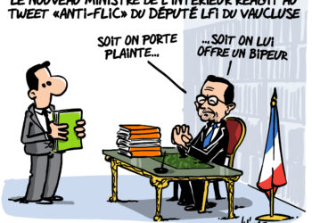 Député de Vaucluse vs Ministre de l’intérieur vu par Wingz pour l’Echo du Mardi