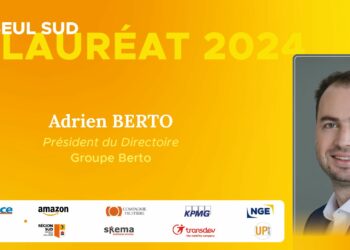 Adrien Berto désigné personnalité la plus prometteuse de la Région Sud