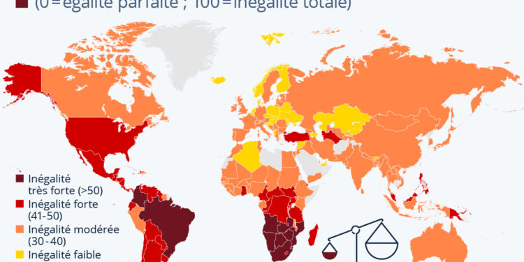 Les inégalités de revenus dans le monde