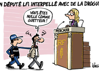 Un député LFI interpellé avec de la drogue vu par Wingz pour l’Echo du Mardi