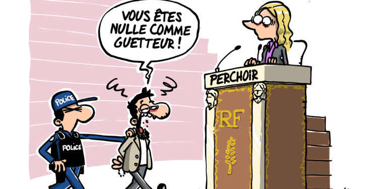 Un député LFI interpellé avec de la drogue vu par Wingz pour l’Echo du Mardi