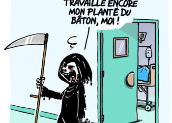 La mort de Michel Blanc vue par Wingz pour l’Echo du Mardi