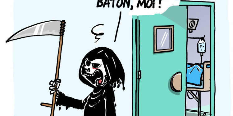 La mort de Michel Blanc vue par Wingz pour l’Echo du Mardi