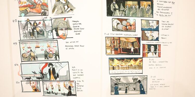 Des dessins inédits du réalisateur Ridley Scott exposés à L’Isle-sur-la-Sorgue