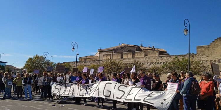 Le mouvement Femmes Solidaires Avignon organise une manifestation pour soutenir Gisèle Pelicot