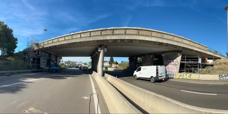 Le Pontet/Sorgues : La rénovation du pont enjambant la voie rapide d’Avignon-Nord est terminée
