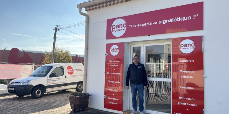 Jérôme Chantron, Nouveau patron de Pano Sign’ Service à Bagnols-sur-Cèze