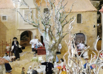 La commune de Saint-Didier inaugure sa crèche provençale