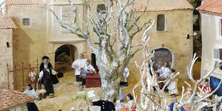 La commune de Saint-Didier inaugure sa crèche provençale