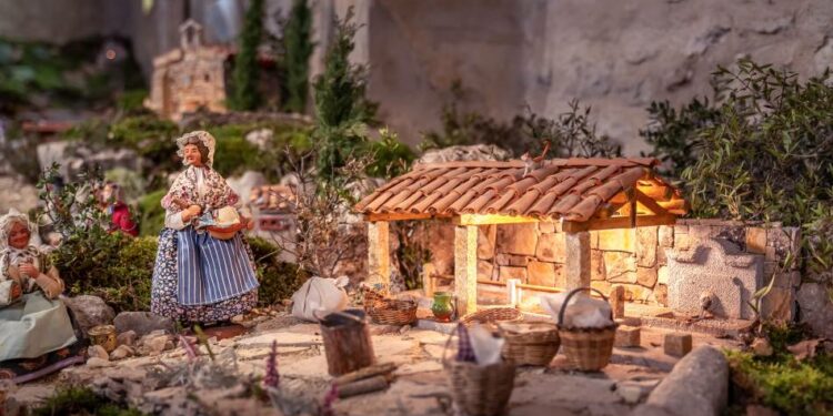 La crèche de La Bastide des Jourdans s’installe ce week-end