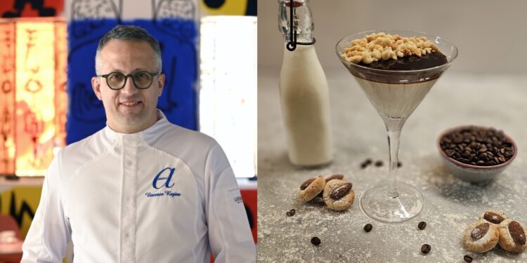 La recette de latte macchiato du chef Vincenzo Regine