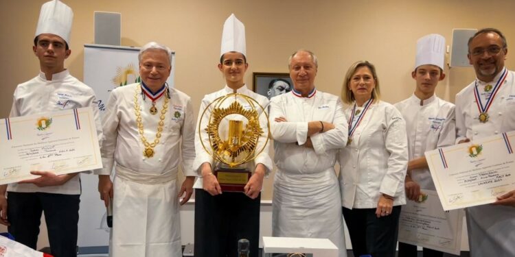 Awen Franceschi, élève de l’Académie Vaucluse Provence gagne la 70e finale nationale du meilleur apprenti cuisinier de France 2024