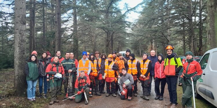 12 élèves du Centre forestier de La Bastide des Jourdans à la découverte du savoir-faire des agents de l’ONF