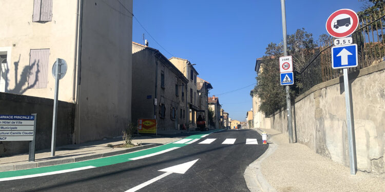 Sorgues, l’avenue Achille Maureau se prend désormais en sens unique