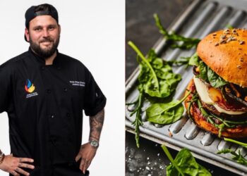 La recette du burger ‘Nemausus’ du chef Joannes Richard