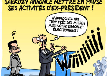 Le retrait de la vie publique de Sarkozy vu par Wingz pour l’Echo du Mardi
