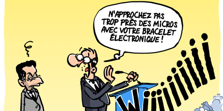 Le retrait de la vie publique de Sarkozy vu par Wingz pour l’Echo du Mardi