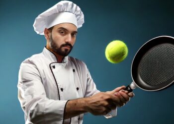 Cuisinier tennis - Adobe Firefly